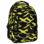 DERFORM BackUp Neon hátizsák - 2 rekeszes - Sárga ecsetvonások (PLB6X54) (PLB6X54)