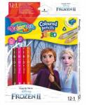 COOLPACK - Disney - Jégvarázs Jumbo kétoldalú színes ceruza készlet - 12 db-os (91024PTR) (91024PTR)