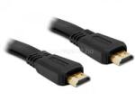 Delock High Speed HDMI Ethernet kábel - A apa/apa 1, 0m lapos (DL82669) (DL82669)