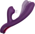 SuperLove Come-Hither Rabbit Sucking G-Spot Dual Vibrator Purple