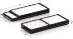 Mann-filter Set Filtre Habitaclu Mann-Filter CU22001-2
