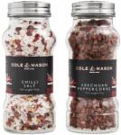 Cole&Mason Cole& Mason - Ajándékkészlet Aromatic chilisó és szecsuáni bors, GG569 (GG569)