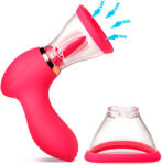Lickgasm Plump Pleasure Licking & Sucking Clitoral Stimulator Pink Vibrator