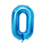 Flippy Balon din Folie Flippy, Cifra 0, 81 cm, Pentru Aer sau Heliu, Bulk, Albastru (teo-126176)