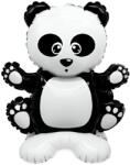 Flippy Balon din Folie Metalizata, Flippy, Figurine Animalute, Model Panda, 43x59cm, Ambalaj Individual, Pai Inclus, Umflare cu Aer sau Heliu, Alb Negru (teo-127451)