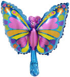 Flippy Balon din Folie Metalizata Flippy, Mini Figurine, Model Fluturas, 40x34cm, Ambalaj Individual, Pai Inclus, Umflare cu Aer si Heliu, Multicolor (teo-127416)