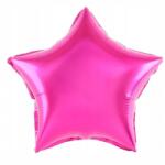 Flippy Balon din Folie Metalizata, Flippy, Figurina Stea, Model Simplu, Tematica Aniversare, 40 cm, Ambalaj Individual, Pai Inclus, Umflare cu Aer sau Heliu, Roz (teo-130825)