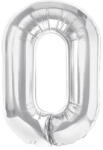 Flippy Balon Folie Metalizata Litera O, Flippy, 40 cm, Umflati cu Heliu sau Aer, Ambalaj Individual, Pai inclus, Argintiu (teo-127229)