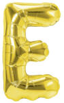 Flippy Balon Folie Metalizata Litera E, Flippy, 40 cm, Umflati cu Heliu sau Aer, Ambalaj Individual, Pai inclus, Auriu (teo-127193)