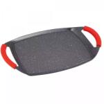 HERZOG Tava HR-GRL47M, acoperire din marmura, 47cm (HR-GRL47M)