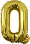 Flippy Balon Folie Metalizata Litera Q, Flippy, 40 cm, Umflati cu Heliu sau Aer, Ambalaj Individual, Pai inclus, Auriu (teo-127205)