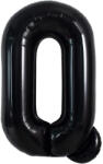 Flippy Balon Folie Metalizata Litera Q, Flippy, 40 cm, Umflati cu Heliu sau Aer, Ambalaj Individual, Pai inclus, Negru (teo-129367)