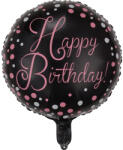Flippy Balon din Folie Metalizata, Flippy, Figurine, Model 2, Happy Birthday, Tematica Aniversare, 45 cm, Ambalaj Individual, Pai Inclus, Umflare cu Aer sau Heliu, Multicolor (teo-127307)