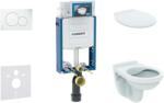 Geberit Kombifix - Falra szerelhető szett, WC Alpha ülőkével, gomb Sigma01, alpesi fehér 110.302. 00.5 NR1 (110.302.00.5 NR1)