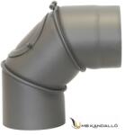 DARCO állítható Könyök 150mm 90° Szürke (wc-knsr150/90-cz2 (sz))