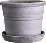 Bergs Potter Ghiveci de grădină Galestro 16 cm gri cu suport (GG16S)
