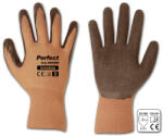 Bradas Kesztyű PERFECT GRIP BROWN latex 8", 12 pár/csom (438200)