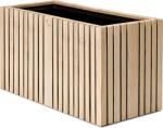 SQUARELY Ghiveci cu sistem de autoudare GrowLARGE frasin natural (107-1A3)