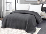  Cuvertura de pat catifea gri inchis ARROW VELVET Dimensiune: 170 x 210 cm