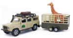 Kidsglobe Land Rover utánfutóval és zsiráffal (521723)