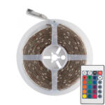 Somogyi Elektronic LS 5000RGB RGB LED szalag szett, 30 db SMD 5050 LED/m, ragasztható, 5m, 400 lm/m, 4, 8 W/m (LS_5000RGB)
