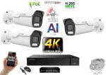 MS - AI Hybrid Light IP Park kamerarendszer 3 kamerával switchel 8 Mpix - 6070k3B