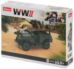 Sluban Army WWII - Egyedi, limitált kiadású második világháborús amerikai jeep építőjáték készlet (M38-70210)