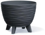 Prosperplast Furu Stand virágcserép, 24 cm - antracit (DFUR240-S433)