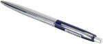 BLUERING Golyóstoll 0, 8mm, nyomógombos fém test, színes rész WTX Pen, Bluering® írásszín kék (BR898005X)