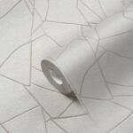 As Creation Tapet texturat cu striatii alb-gri