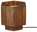 IT'S ABOUT ROMI Veioza/Lampa Eco din Rafie, Panama octogon S, maro (PANT051BR)
