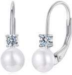 BeSpecial Cercei argint cu perle si Moissanit (EZT0606)