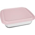 Marinex Vas patrat cu capac de plastic, 1, 8 litri, Marinex (N1-MX-6222C)