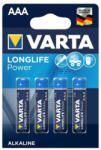 VARTA AAA mikro LR03 Longlife Power 4 db/csomag, Varta