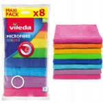 Vileda háztartási Mikroszálas törlőkendő 8 db/csomag Vileda Color 8 színű_F18597