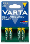 VARTA tölthető akku AAA mikro 1000 mAH Power 4 db/csomag, Varta