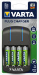 VARTA Elemtöltő, akku Plug töltő + 4 db AA 2100 mAH Varta