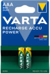 VARTA Elem tölthető akku AAA mikro 800 mAH Power 2 db/csomag, Varta