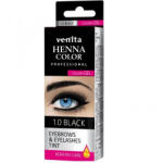 VENITA henna color gyógynövényes szemöldök festék 1.0 fekete 15 g - vegyesbolt