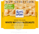 Ritter SPORT Selection csokoládé Egészmogyoró fehér 100g - vegyesbolt