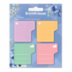 ErichKrause Notes adeziv ErichKrause Pastel Bloom 45x45mm 80 foi 4 culori