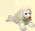 Dubi Toys Plus Leu Alb 60 cm