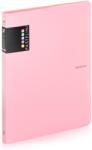 PASTELINi Caiet mecanic PP A4-4 inele Pastelini Roz