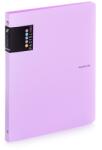 PASTELINi Caiet mecanic PP A4-4 inele Pastelini Mov
