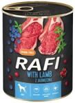 RAFI Adult Gabonamentes pastétom konzerv 800g-Bárány, Vörösáfonya