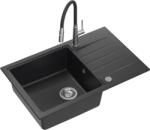 Quadron Peter mosogató csapteleppel fekete/acél HCQP7850CZK_3922505BSBL (HCQP7850CZK3922505BSBL)