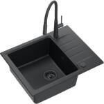 Quadron Peter mosogató csapteleppel fekete/fekete HCQP6250BLMPC_3922505BLM (HCQP6250BLMPC3922505BLM)