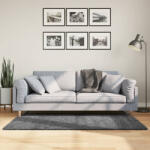 vidaXL OVIEDO antracitszürke rövid szálú szőnyeg 120 x 170 cm (375468)