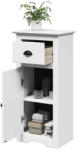 vidaXL Fürdőszobaszekrény BODO" Fehér 44x30x90 cm (4016857)