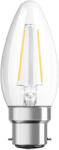 OSRAM LED izzó B35 B22d 2, 5W = 25W 250lm 2700K meleg fehér FILAMENT LEDVANCE (4099854069376)